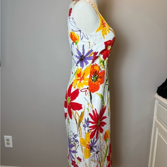 Dolce & Gabbana Floral Print Knee-Length Dress Size 4/6 - Picture 3 of 11